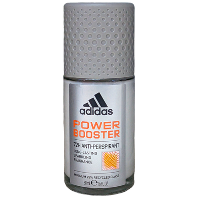 ДЕЗОДОРАНТ-АНТИПЕРСПІРАНТ ДЛЯ ТІЛА КУЛЬКОВИЙ ЧОЛОВІЧИЙ ADIDAS DEOD.U ROLL ON POWER BOOSTER 50 МЛ.