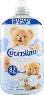 КОНДИЦИОНЕР ДЛЯ СТИРКИ КОНЦЕНТРАТ COCCOLINO AMMORB CONC 87 LAV ML 1827 DELICATO & SOFFICE
