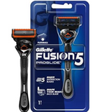 БРИТВА ДЛЯ ГОЛІННЯ ЗІ ЗМІННИМИ НАСАДКАМИ GILLETTE FUSION5 PROGLIDE FLEXBALL RASOIO + 1 RICAMBIO