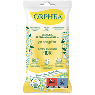 Серветки для сушильної машини ORPHEA fogli asciug.fiori pz20